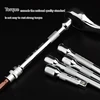 1/4 3/8 1/2 Socket Ratchet Wrench Extension Bar 50/75/100/125/150/250mm Long Bar Steering Sleeve Connecting Rod Accessories 2