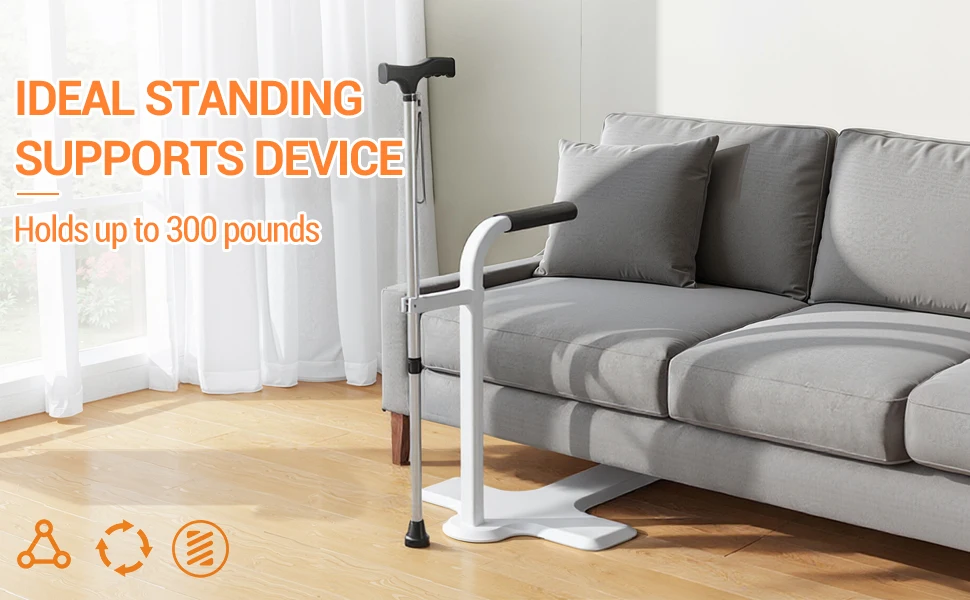 Stuhl-Couch-Ständer-Assistent für ältere Menschen, Sofa-Stehhilfe-Assistent mit höhenverstellbarem Rohrstock, Standhilfe-Lift-Assistent geeignet – Detail 1
