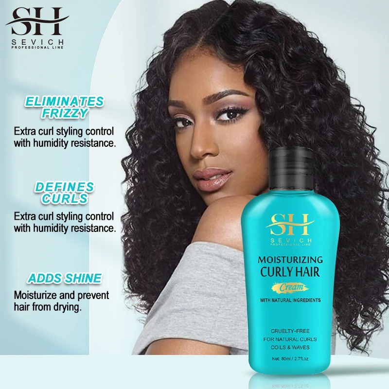 Sevich New Styling Curl Boost Defining Cream Moisturizing Repair Curl Styles Bounce Curl Spray Sculpting Boost Hair Conditioner