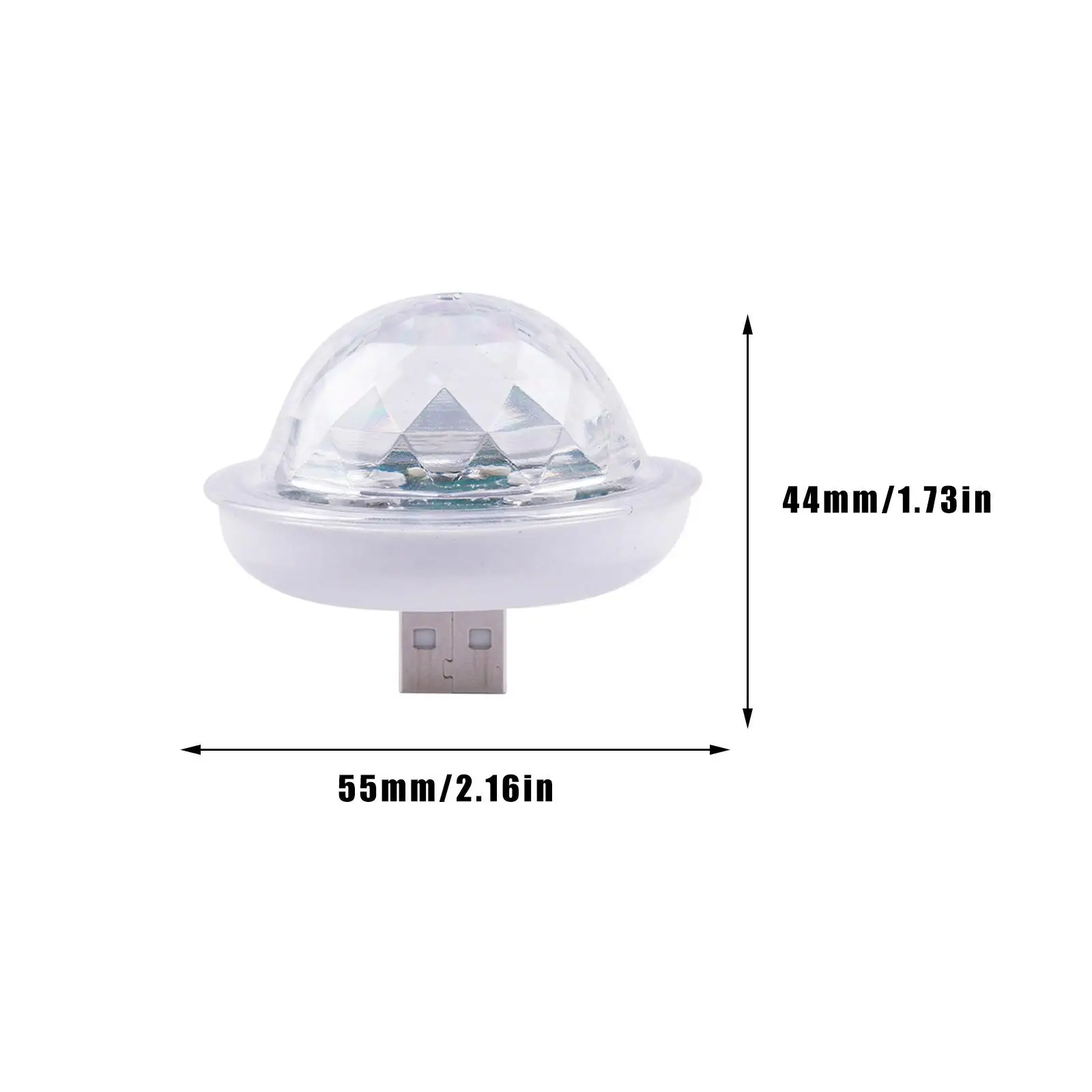 Mini USB LED Auto Licht Auto Innen Atmosphäre Licht Dekorative Lampe  Notfall Licht PC Auto Bunte Licht 7 Farben - AliExpress