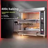SGF intelligent memory electric oven commercial, two-layer two-plate pizza oven 1