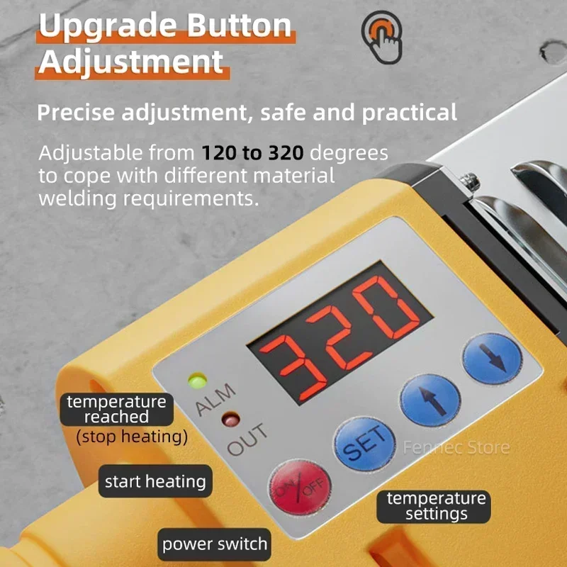 Plastic Water Pipe Welder plastic pipe welding tool PP/PP-R/PE/PP-C Pipe Welding Machine Hot Melting Tool 600/800/1400W EU
