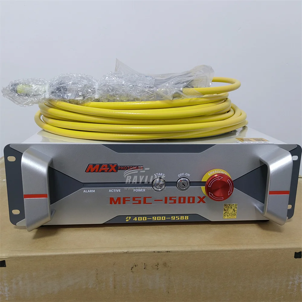 1000W 1500W 2000W Original MAX Single Module CW Fiber Laser Cutting Welding Source MFSC-1500X Laser Welding Cutting Generator