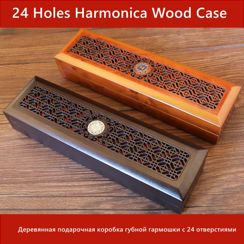 Фото Гармоника с 24 отверстиями Hohner Qimei Swan Easttop чехол универсальная деревянная коробка Изысканная гармоника пустая коробка подарочная коробка №1