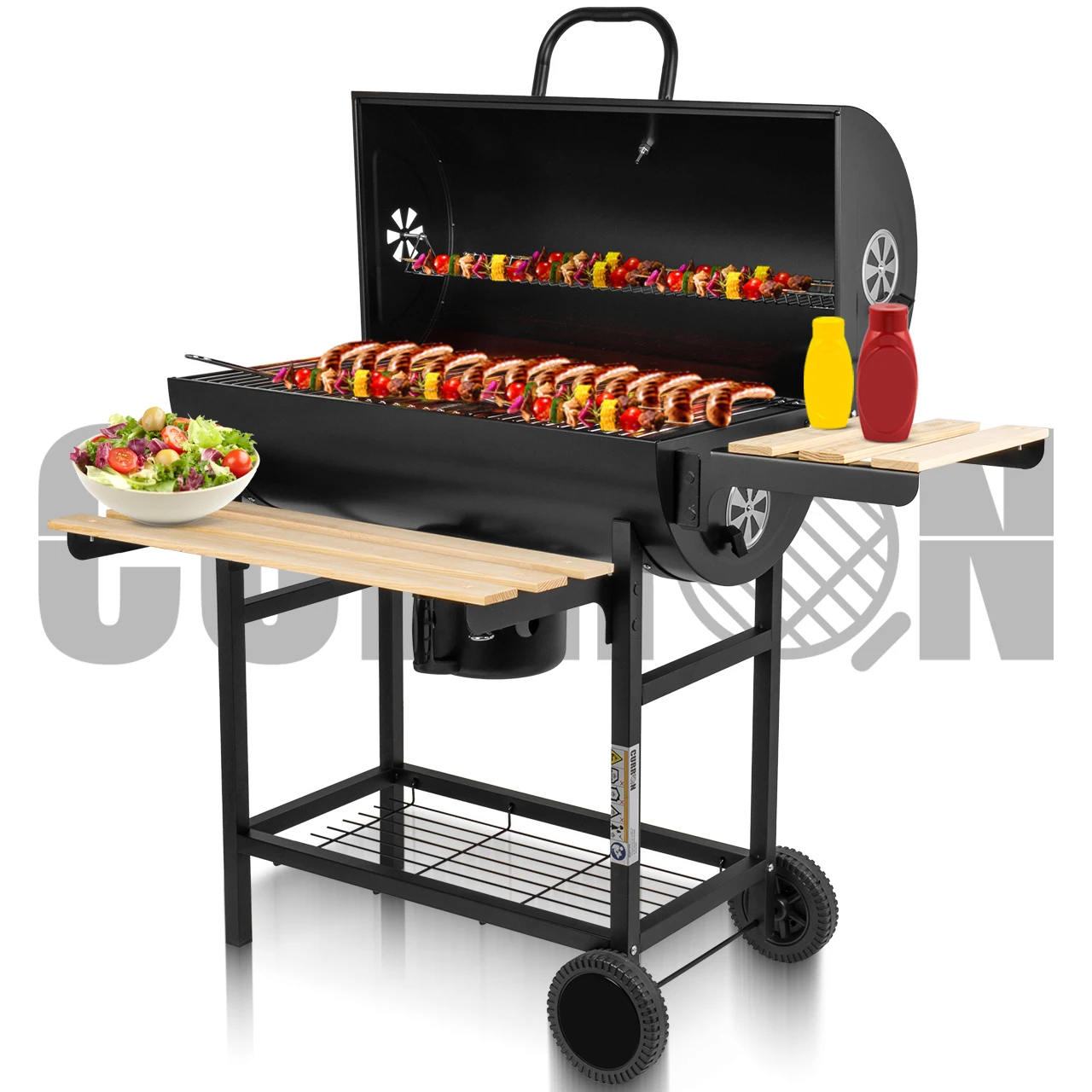 Grill Węglowy Ogrodowy Beczka z Polski za $73.37 / ~271zł