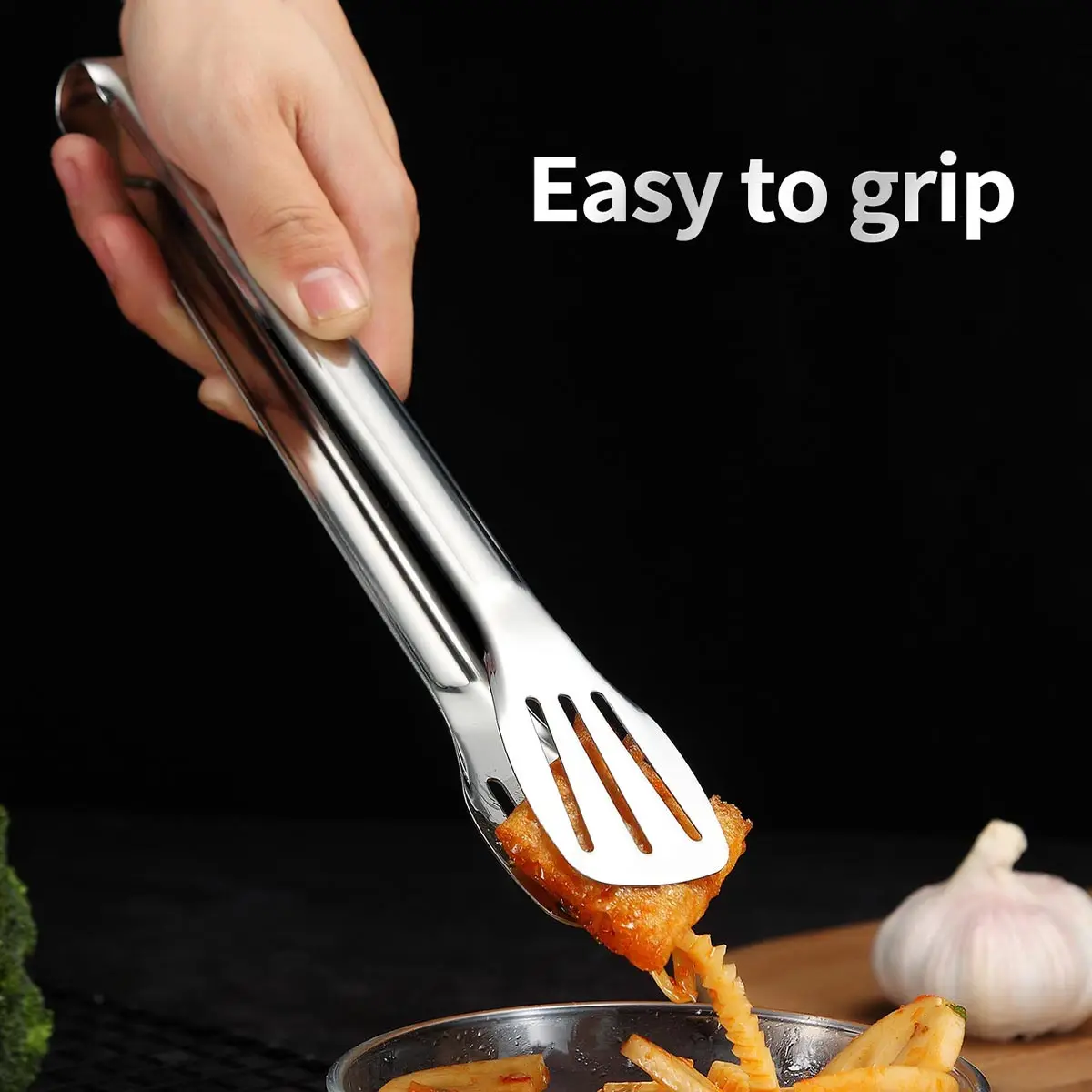 Household Barbecue Tongs Kitchen Food Tongs
