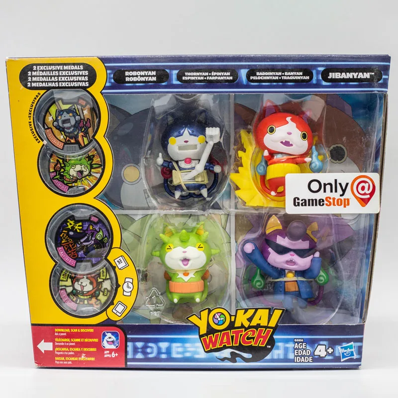 Экшн-фигурки Hasbro Monsterse, модель Jibanyans Komasanes, аниме, периферийная коллекция, подарок на день рождения для детей