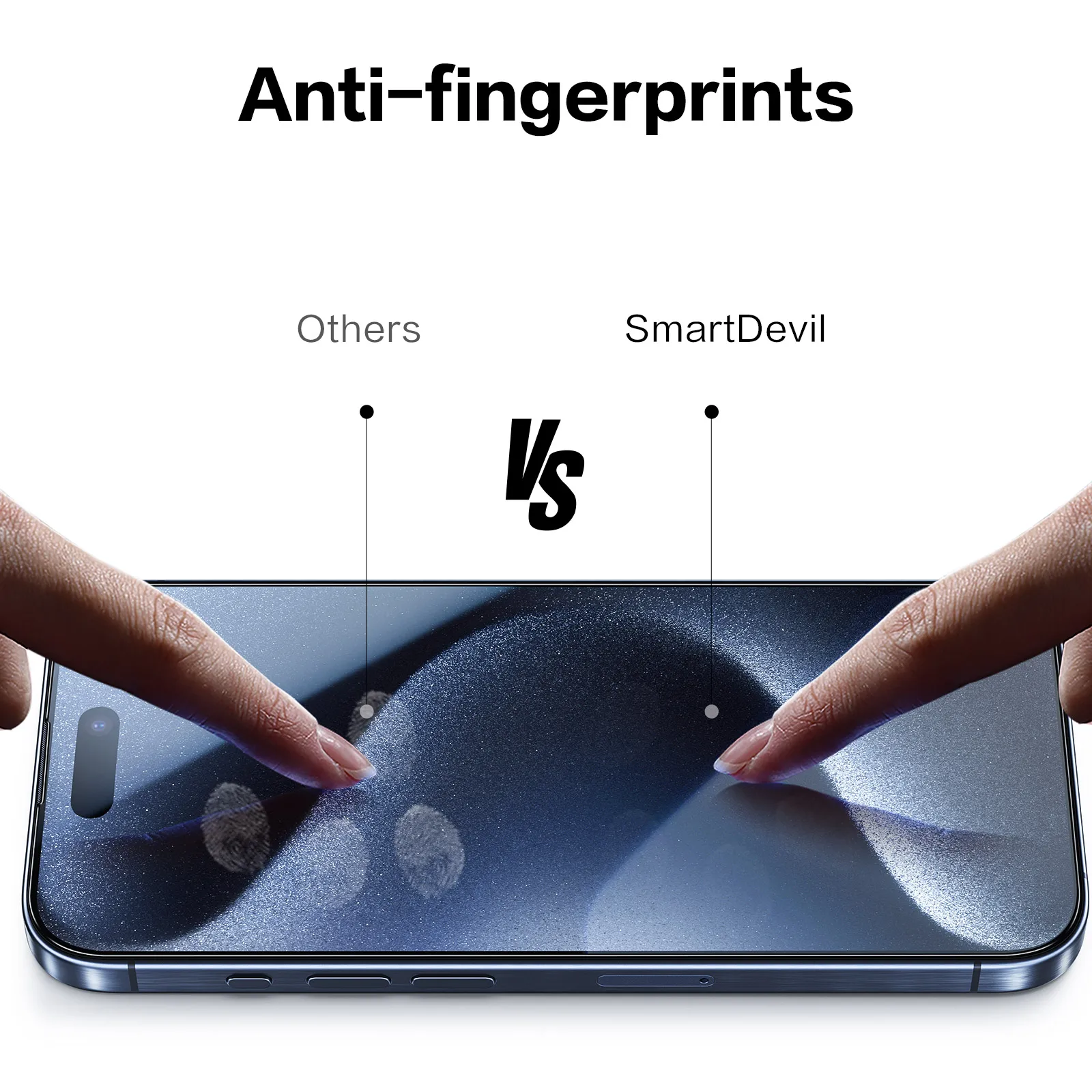 Premium HD Clear Tempered Glass Screen Protector - Anti-Fingerprint, 2-Pack