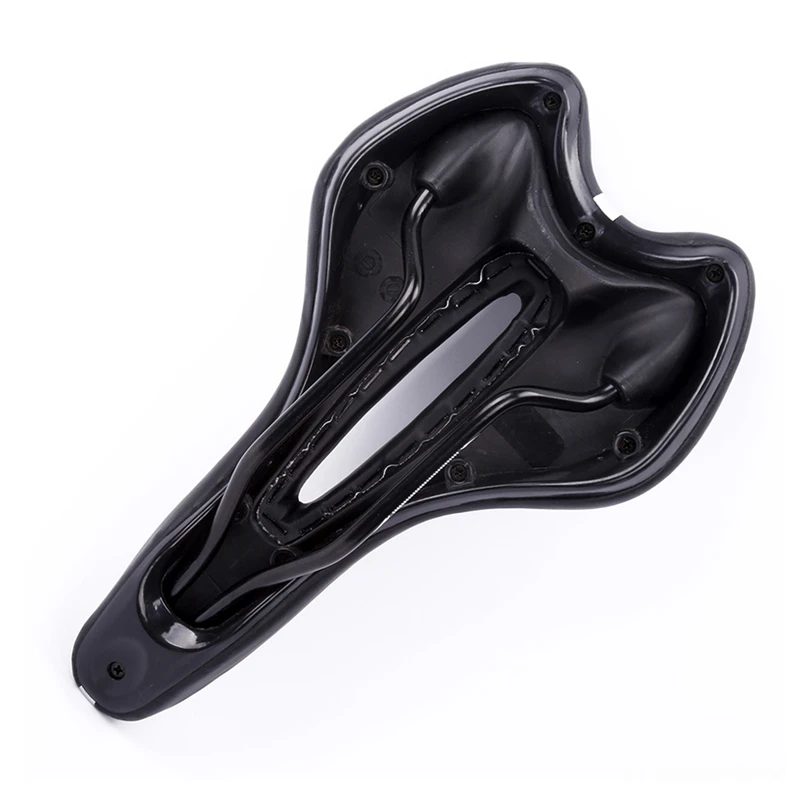 WEST BIKING Bike Saddle MTB Mountain Road Bike Seat PU Leather Gel Filled Cycling Cushion Comfortable Shockproof Bicycle Saddle