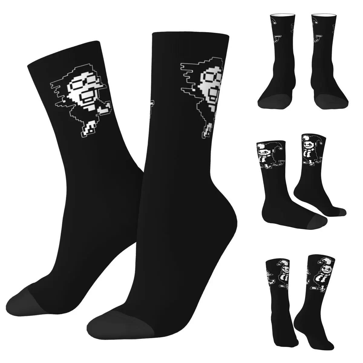 Deltarune Spamton Undertale Men Women Socks,Windproof Beautiful printing Suitable for all seasons Dressing Gifts sans and papyrus sprites undertale napstablook men women socks windproof printing suitable for all seasons dressing gifts