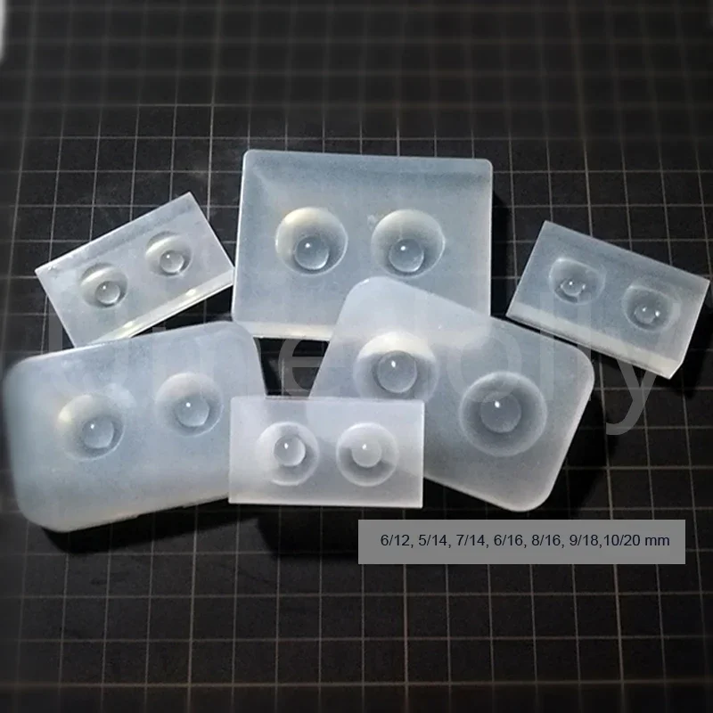 SD BJD Doll Heavy Pupil Eye White Silicone Mold Base Pressure DIY bjd Eye Materials 8mm 10mm 12mm 14mm 16mm 18mm 20mm 22mm 24mm Doll Bag Toys Doll Eyes Doll Eyewear Accessories Doll Accessories Doll Eyelashes Custom Doll Glass Doll Eyes