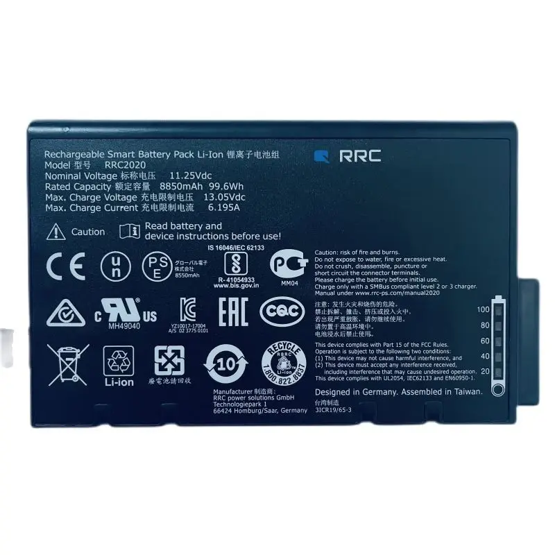 

Аккумулятор 2M86733 для Drager Oxylog 3000/3000Plus/2000 от Draeger Pack Li-Ion CELL Inc NEW-RRC2020