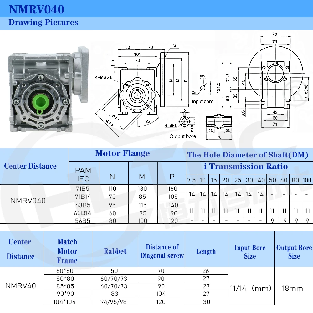 enviado da ue nmrv040 worm redutor proporcao 01