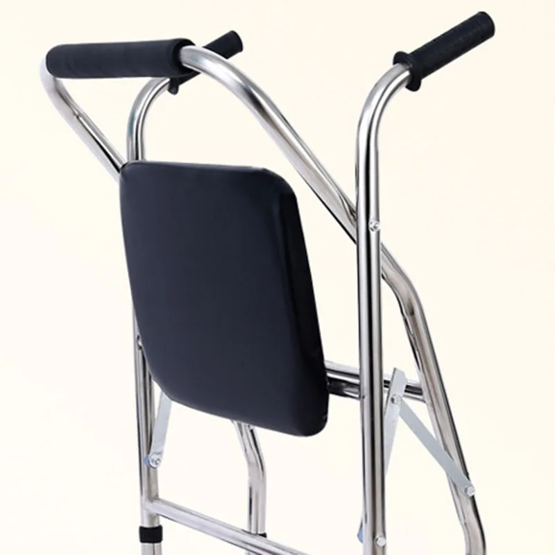 Adjustable Foldable Movable Aluminum Tube Walker for Disabled and