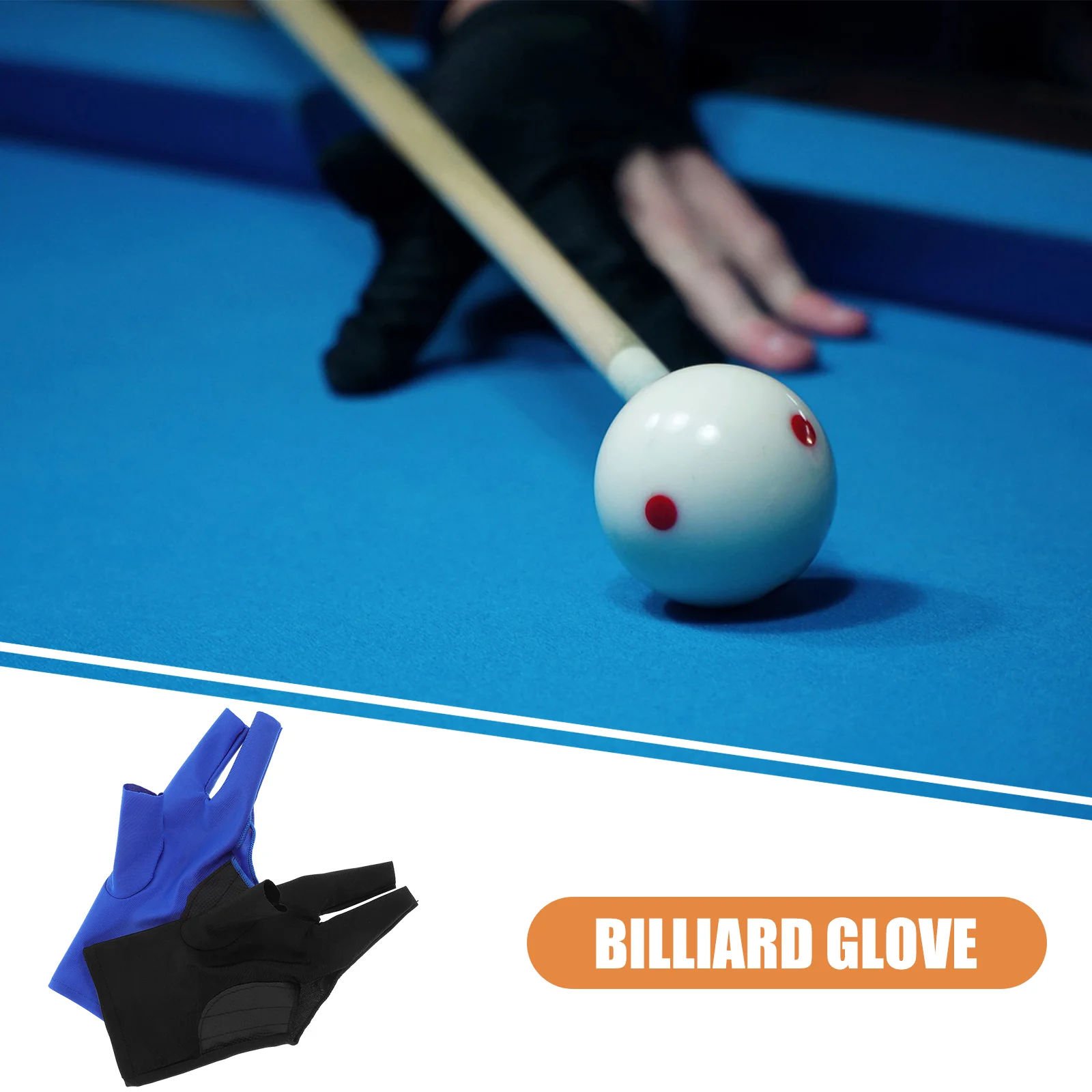 Black Left Hand Billiard Gloves Comfortable Pool Gloves Snooker Billiards Glove Table Game Accessories 2 Pcs