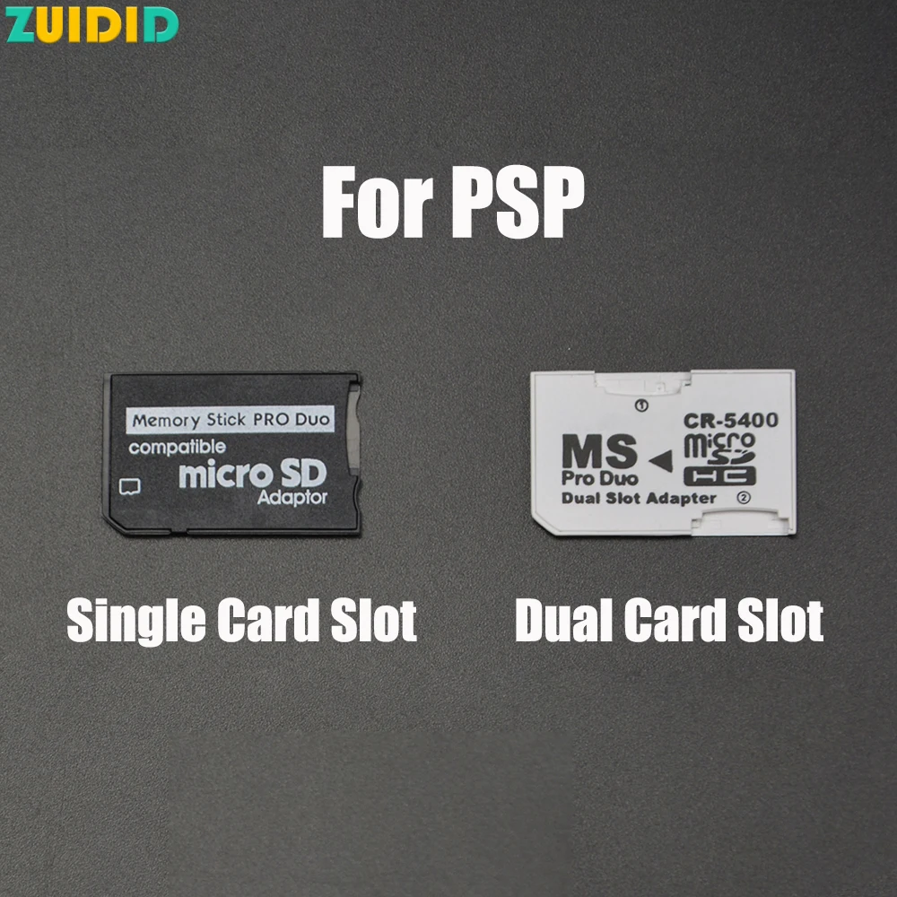 Zuidid 1Pc Mini Memory Stick Pro Duo Card Reader Nuovo Micro Sd Tf A Ms Pro Card Adapter Single Dual Slot Per Psp Gamepad