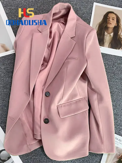 여성을 위한 세련된 선택: 한국 패션 스몰 수트 상의