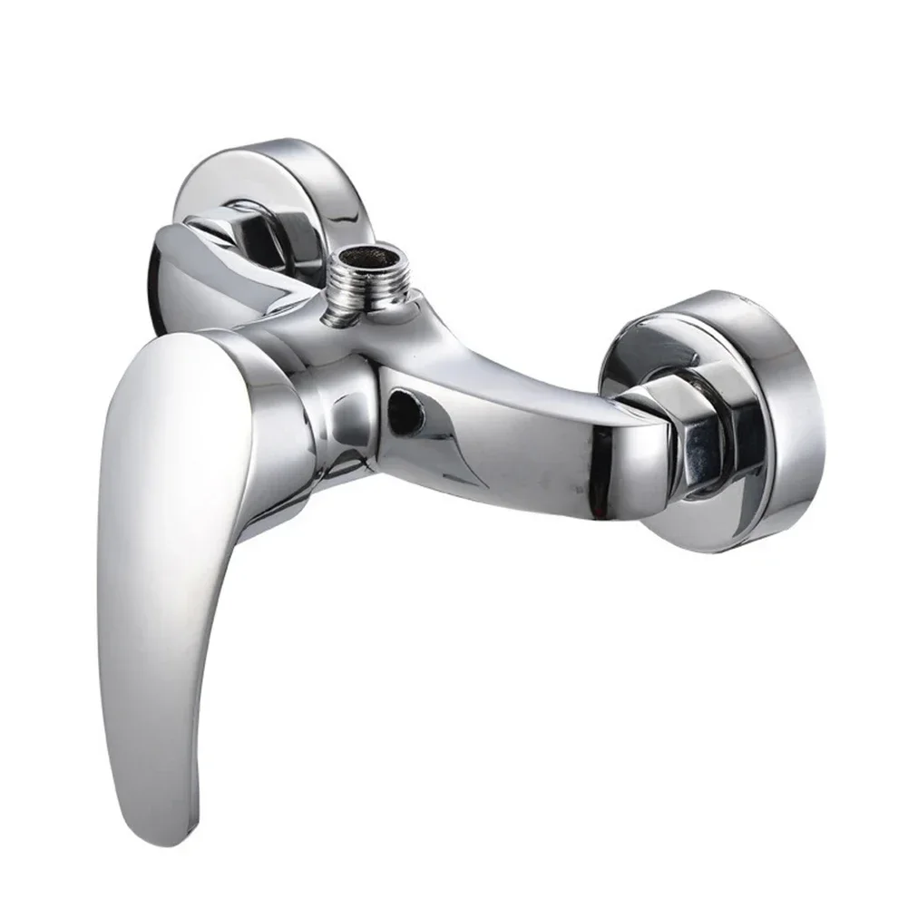 Wall-mounted Shower Faucet Bathrooms Bathtubs Chromes Finish Mixer Faucet Replacement Shower Tap Silver bathroom faucet,bathroom shower faucet set