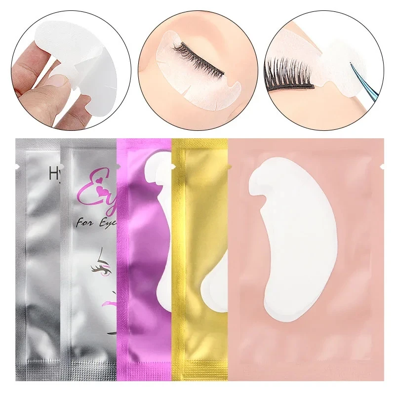 Hydrogel Eyelash Patch Grafting Eyelashes Isolating Pad Beauty Moisturizing Eye Mask 50 Pieces eyelash patch eyelash pads eyelash patches eyelash accessories eyelash extension supplies