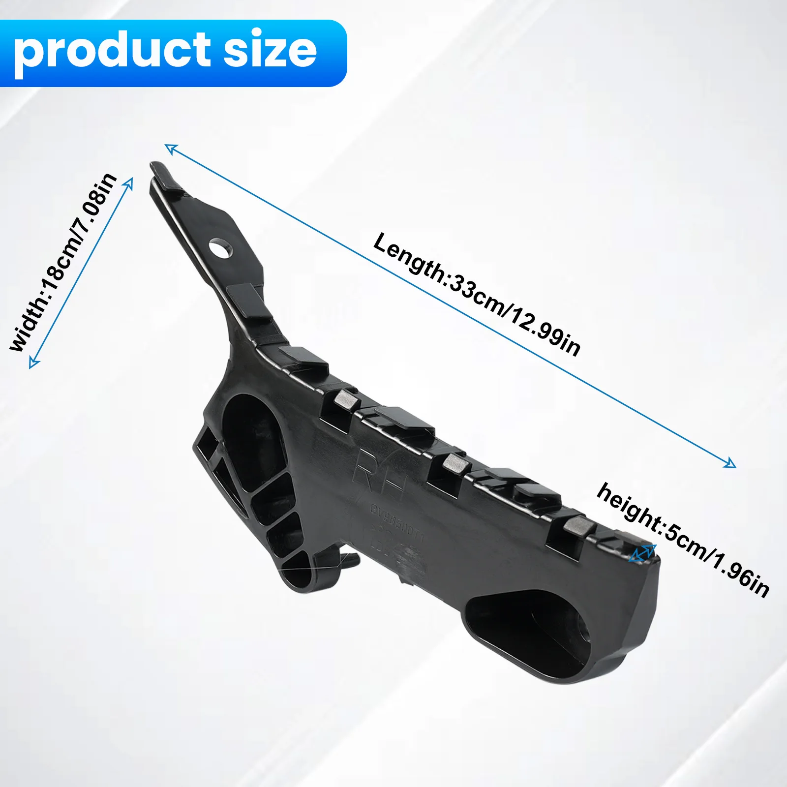 앞 범퍼 지지 브래킷 리테이너 운전자 및 승객 측 Mazda 6 Estate 2.5L 2014 2015 2016 2017 2018 2019 2020 GJ GL