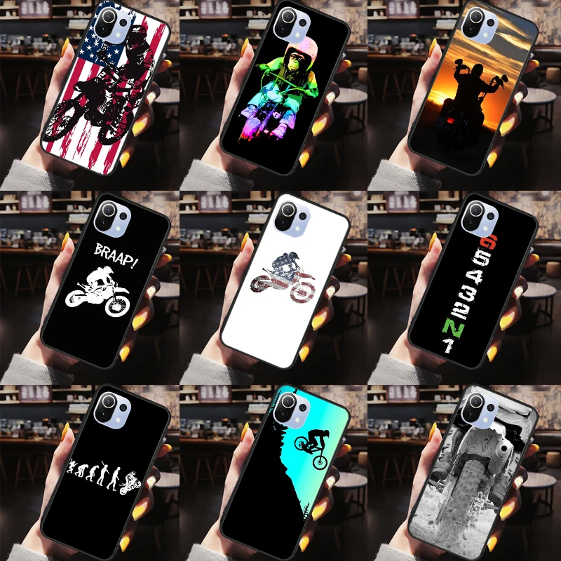 Чехол для телефона Moto Bike POCO X3 Pro F3 M3 M4 GT Xiaomi 9T 10T 11T Mi 11 Lite Ultra Shell |