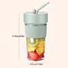 Small Rechargeable Fruit Juicers with Straw Fruit Mixer Portable Drop Shipping 6