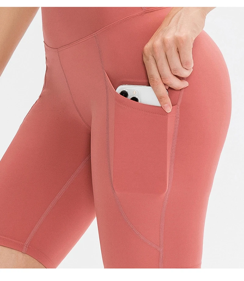 Short Sport Leggings Summer Women High 