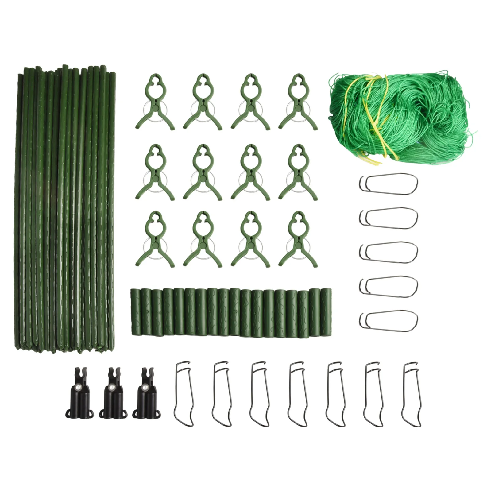 Foldable Cucumber Trellis Raised Bed Rust Resistant Breakage Resistant Classic Triangular Design Splicable Design