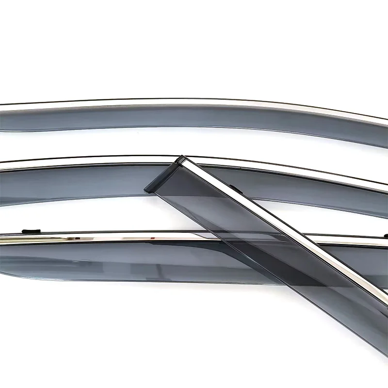 Side Door Window Visor Injection Weather Vent Deflector Rain Shield For Volkswagen ID4