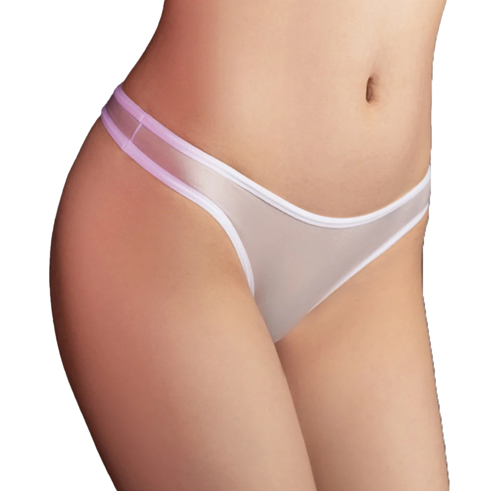 

1pc Women's Sexy Panties Sheer Bikini Briefs Low Rise Lingerie Underwear See Through Knickers Thongs Female