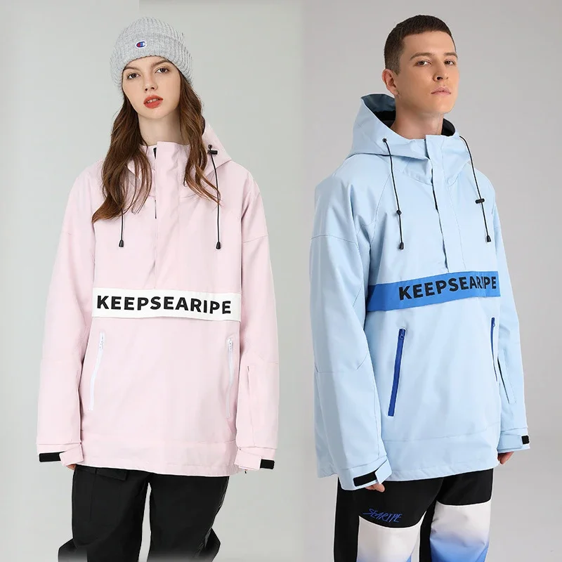 New Women Ski Suit Hoodie Outdoor Sports Snowboard Jackets Men Autumn Winter Tops Clothing Ski Jackets Windproof Waterproof Coat
