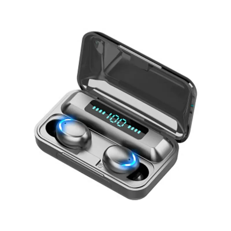 Wireless Earphones Bluetooth Earphones Wireless Bluetooth Earphones Bluetooth Headphones Wireless Bluetooth Headphones Wireless Headset New Explosion Model F9 Wireless Bluetooth Headset Binaural English Cross Border Private Model TWS Power Display Touch 5.0
