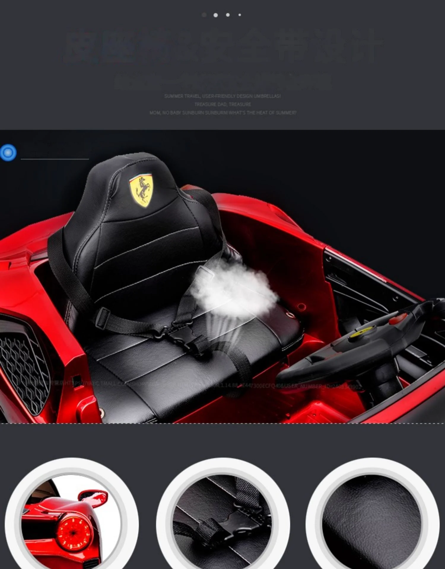 Ferrari Kids Ride On Electric Car For Boys &Amp; Girls Toy Car With Remote Control F8