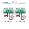T2310 DC 12V 24V AC 110V 220V Programmable Digital Time Delay Switch Relay Open Timer Control Module On/Off Switch With Buzzer 6