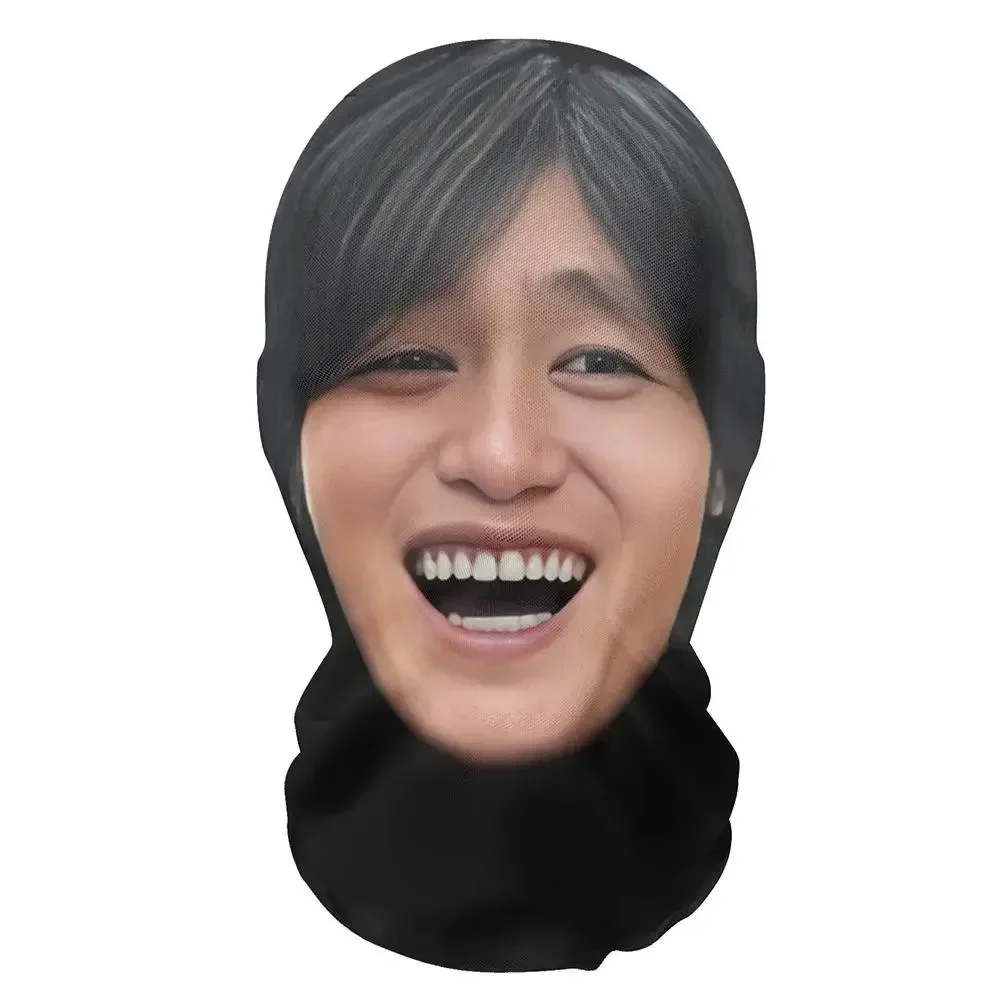 Face Mask Kanye Mask 3D Printed Elastic Mesh Full Face Mask For Men Women Cosplay Headwear Hip Hop Fashion Balaclava Hood Hat Headgear