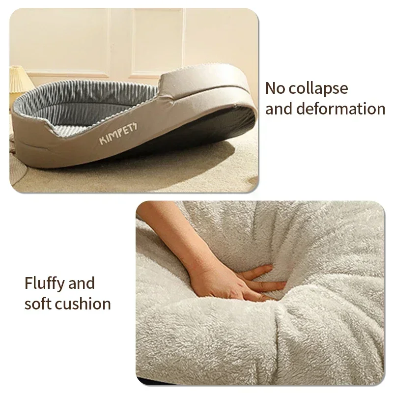 Washable Pet Sofa Bed with Deep Sleep Cushion 4
