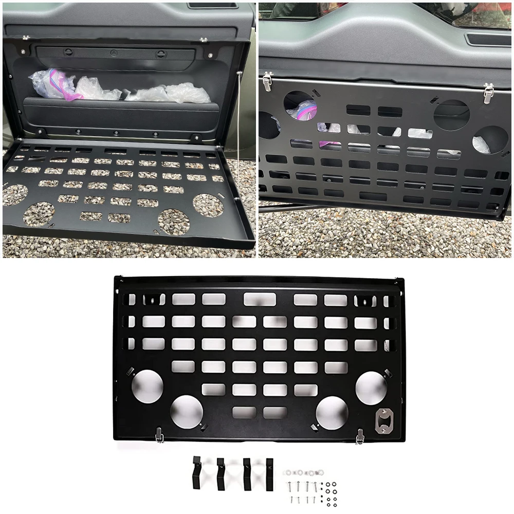 DEFENDER専用 リアゲートテーブル 折りたたみ カップホルダー付き