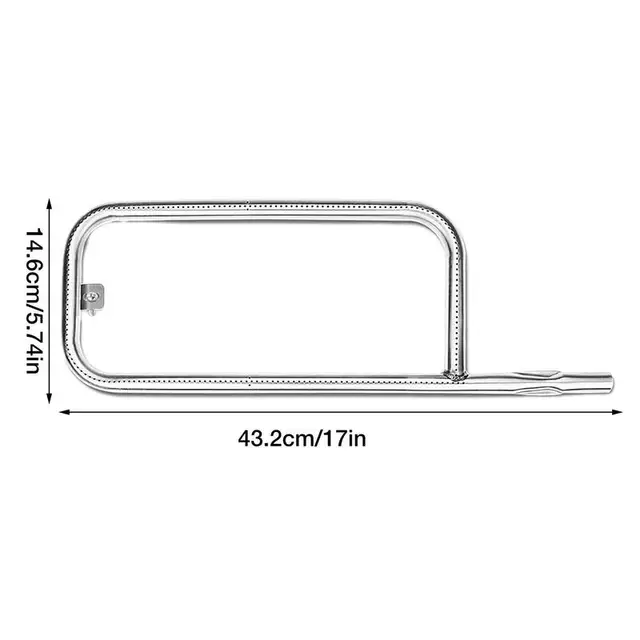 Grill Égőcső Q100 Q1200 Rozsdamentes Acél Weber Gázégő 17In 60040 Gázrács Égő Alkatrészek Bbq - Image 6