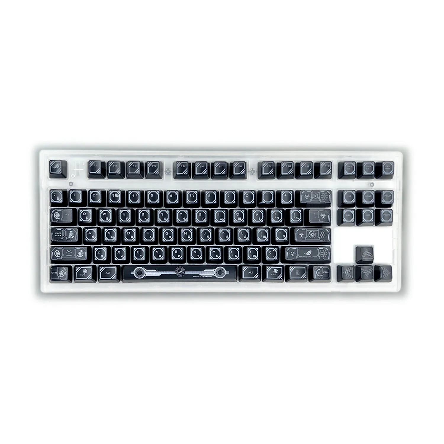 Keycaps, Backlight Keycaps, Projeto Yuan, 108 Chaves, PBT, OEM Layout