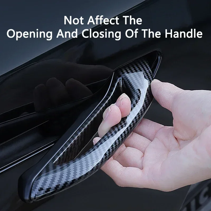 Car Antifreeze Door Handle for Tesla Model Y Launch/3/3+ Highland 2025 Frost Proof Door Handle Patch Cover Car Accessories