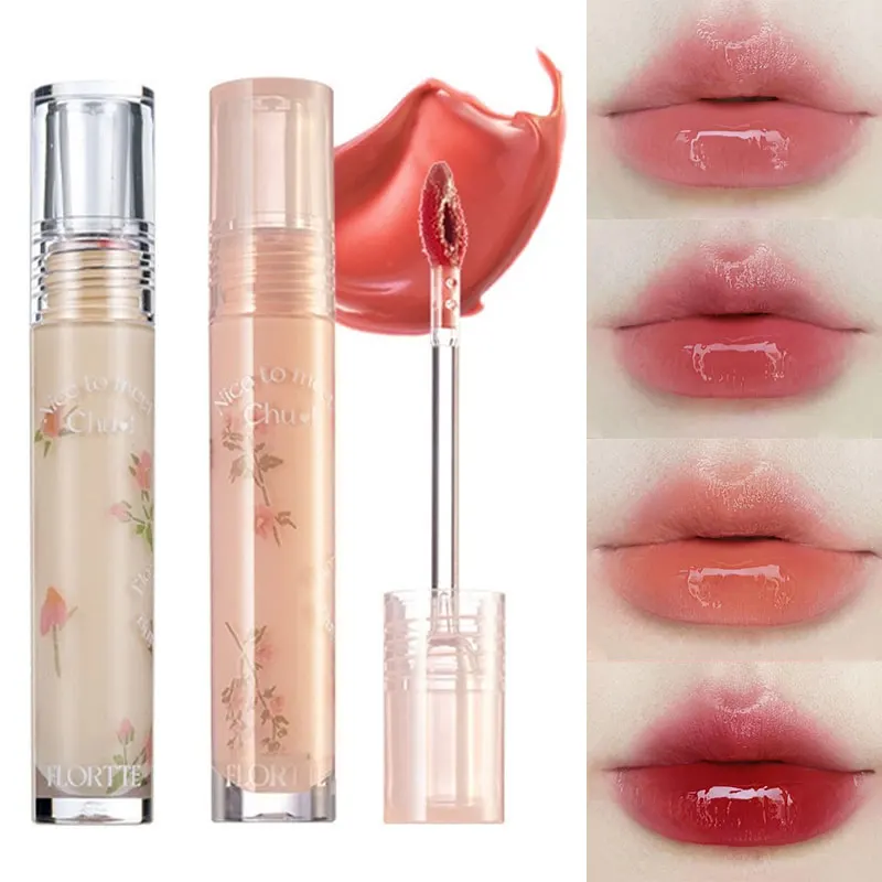 Flortte Brand First Kiss Series Love Lipstick Pen Mirror Water Light Lip  Glaze Hydrating Women Beauty Cosmetics - Lipstick - AliExpress