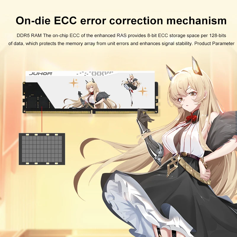 JUHOR DDR5 RAM 32GB (2x16GB) 6000MHz 6800MHz 7200MHz (Intel XMP
