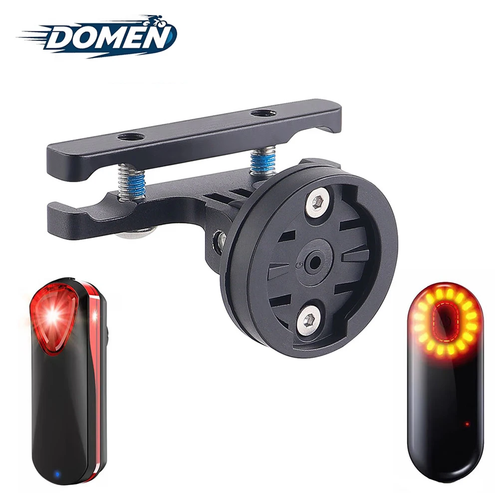 DOMEN Bike Taillight Seatpost Bracket Bicycle Saddle Lamp Mount MTB Bike Light Holder Support For Garmin Varia Radar