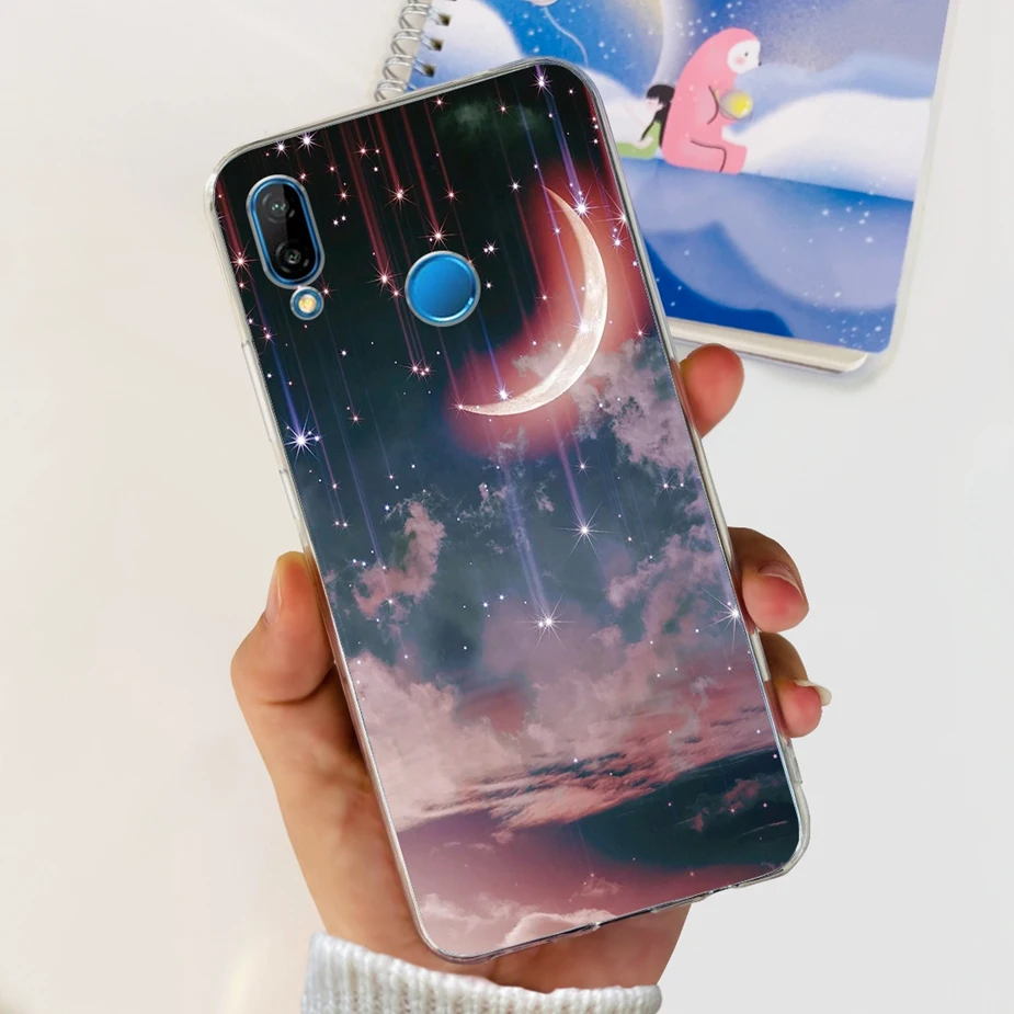 Stylish Painted Clear Silicone Soft TPU Phone Case