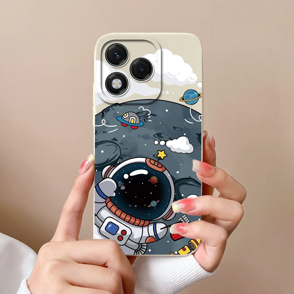 Panda Cat Astronaut Camera Protection Bumper Case - Enhanced Phone Protector