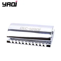 YAQI  Chrome Color Scalloped Bar Double Edge Safety Razor Head for mens 1