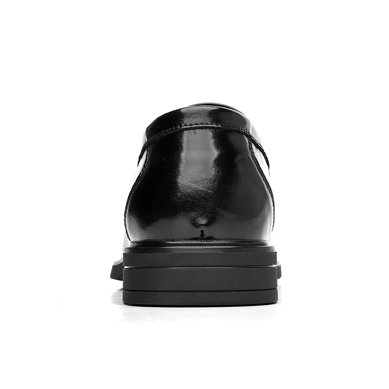 جديد عصري الرجال عارضة المتسكعون مريحة وكلاسيكية الأعمال الرسمية عارضة أحذية معدنية مزينة أحذية حفلات الزفاف