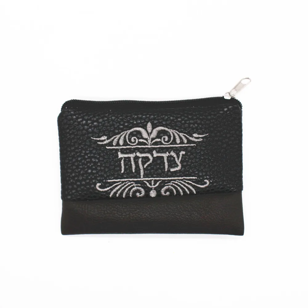 Coin Purse Women Wallet Coin Wallet Change Bag Jewish Coin Purse Women Men Mini Wallet Bag Money Change Key Hebrew Embroidery Pocket Religious Gift