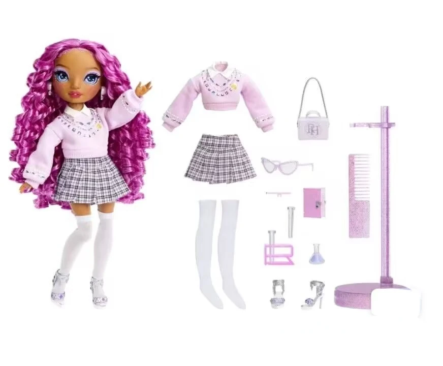 Rainbow High Pacific Coast Bella Parker- Pink Fashion Doll with 2 Designer  Outfits, Pool Accessories Playset, Interchangeable Legs, Toys for Kids