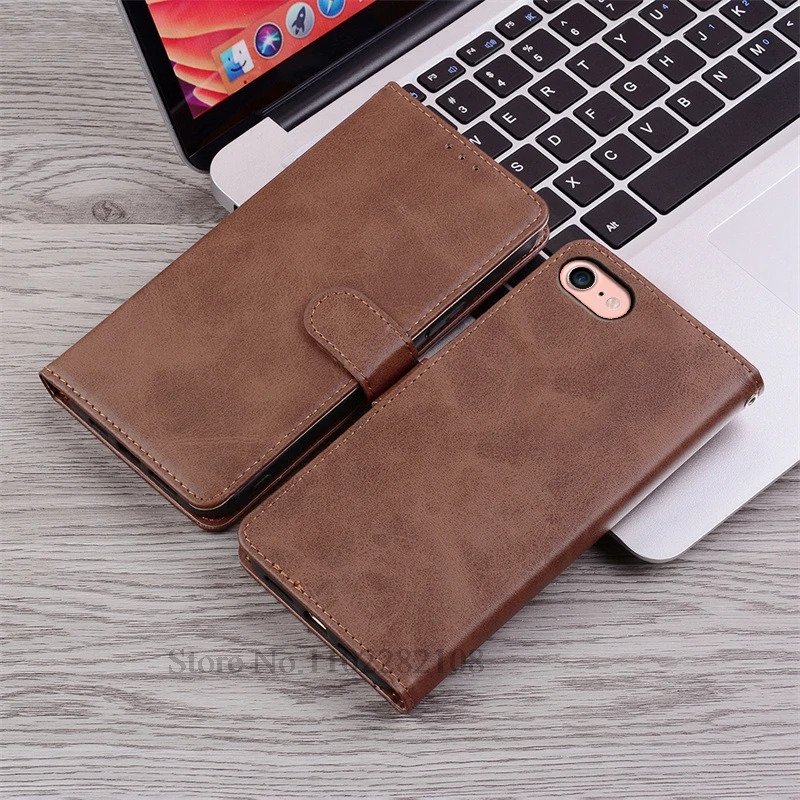 Leather Flip Wallet Case
